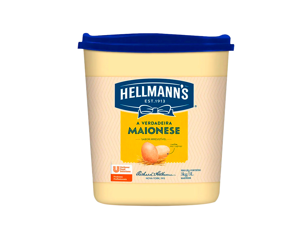 MAIONESE GRANDE HELLMANN´S 3 KG (CX 6 BD)